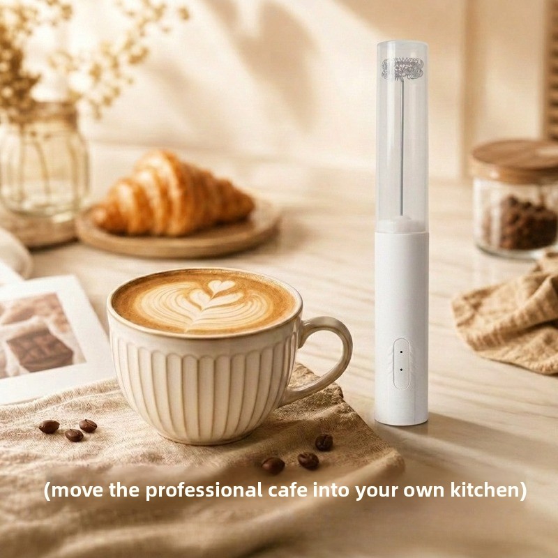 Electric Milk Frother Handheld - Mutfak Güçlü Karıştırıcı Süt Köpürtücü El