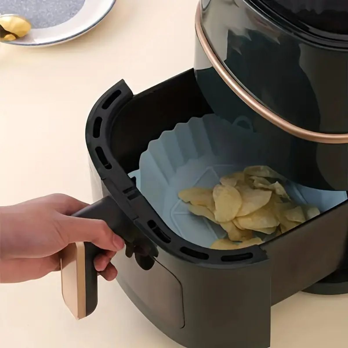 Yeniden kullanılabilir hava fr - Air Fryer Silicone Pot Liner incelemesi ve fiyatı