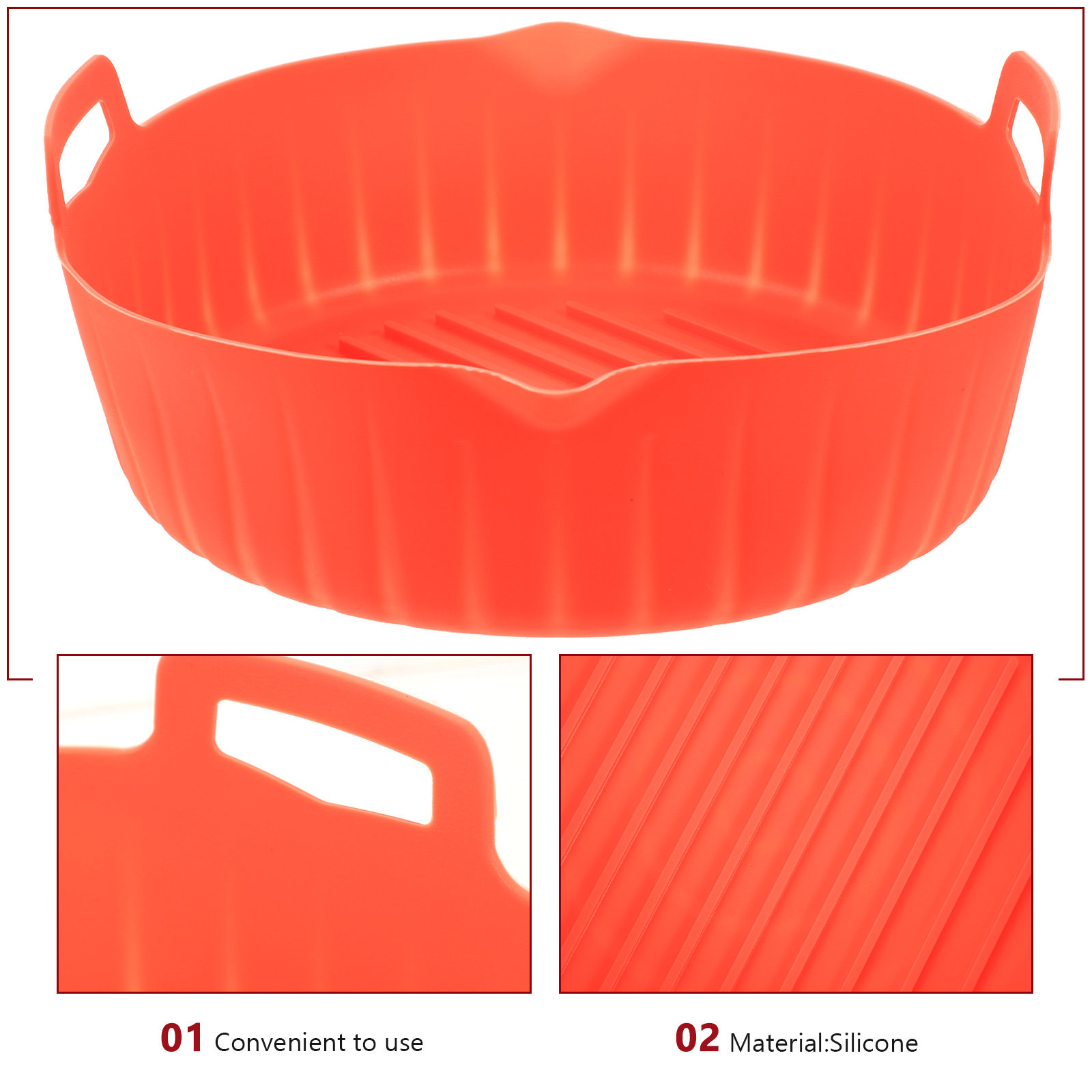 Air Fryer için Silikon Kap, Yu - Air Fryer Silicone Pot Liner incelemesi ve fiyatı