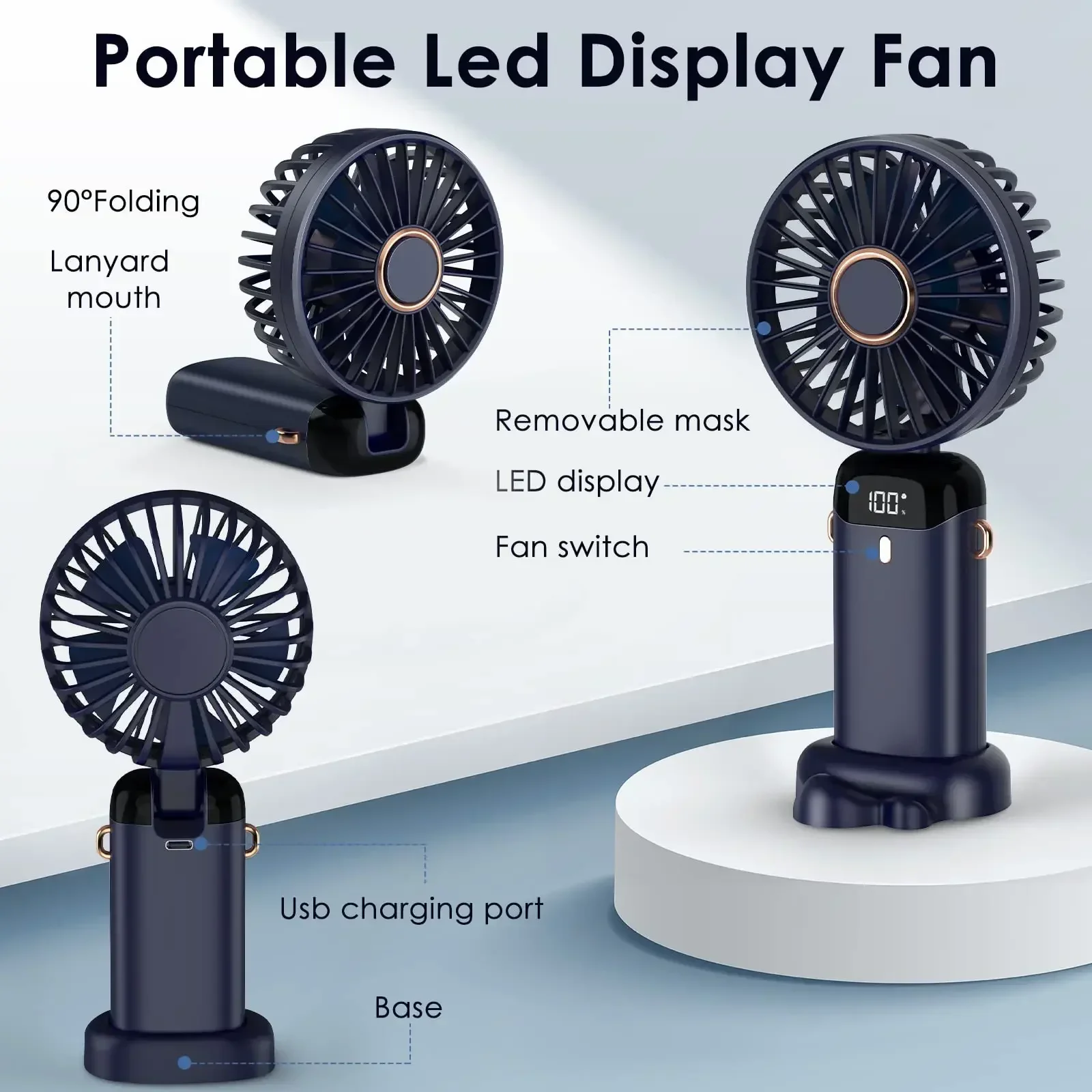 5000mAh Taşınabilir Fan Şarj E - Small Appliances incelemesi ve fiyatı